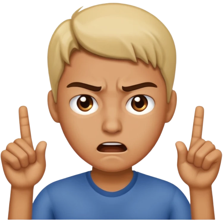 interrupting when someone is speaking emoji