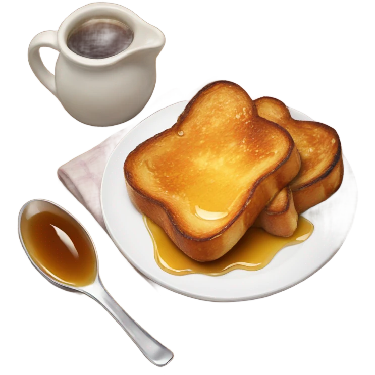 french toast with syrup emoji