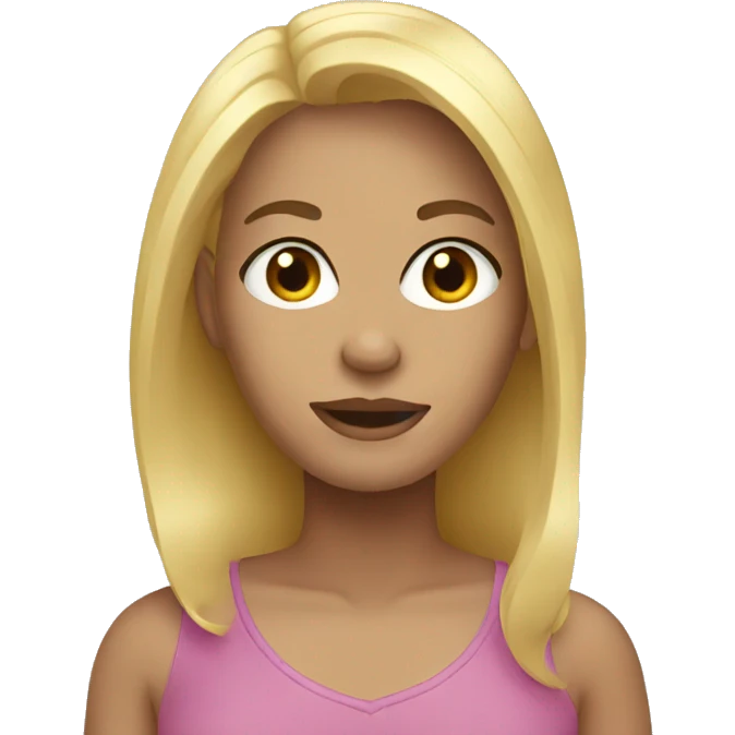 Big blonde  emoji