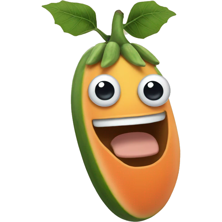 papaya  emoji