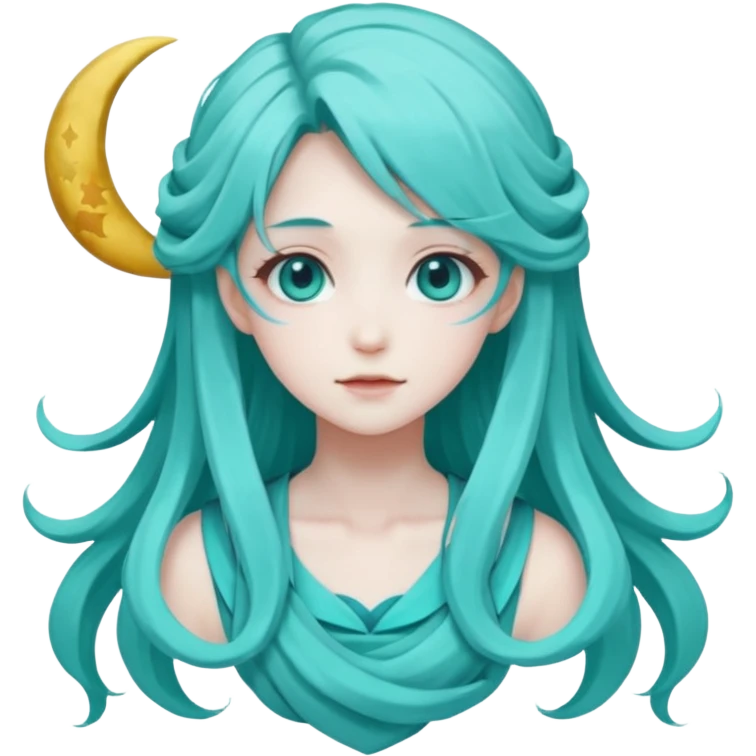 Hazy moon miku emoji