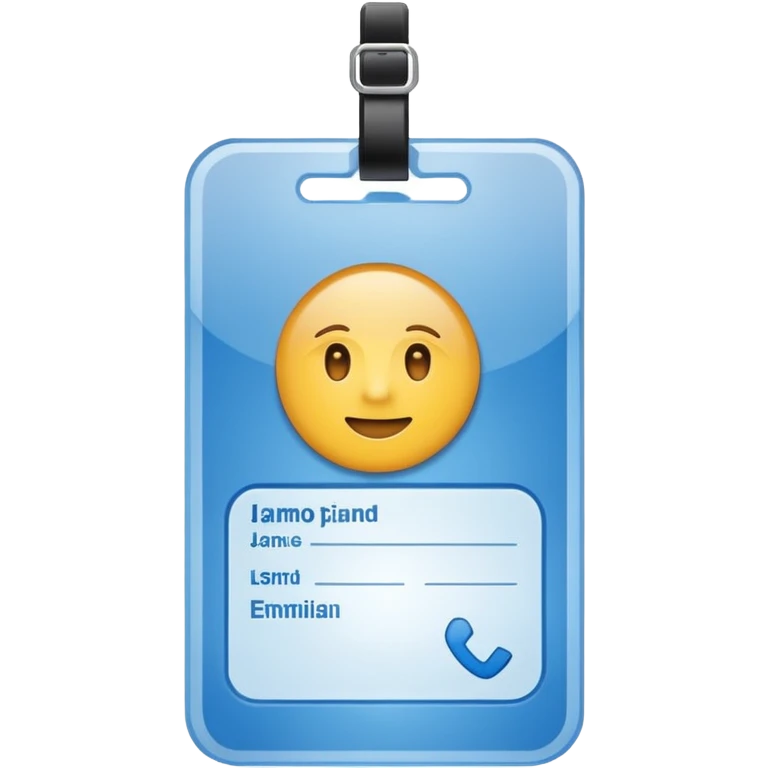 Id card emoji