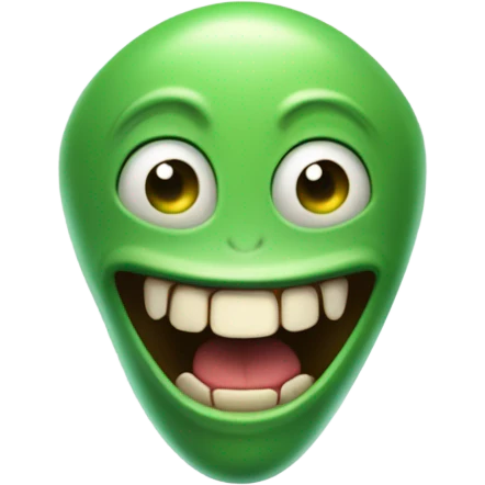 alien laughing emoji