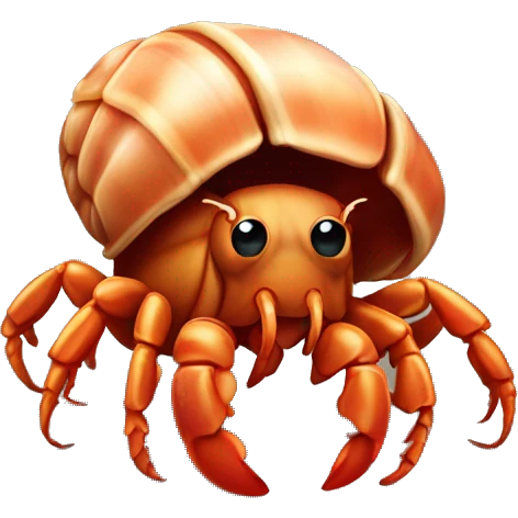 hermit crab emoji
