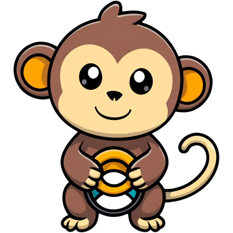 monkey with a ring emoji