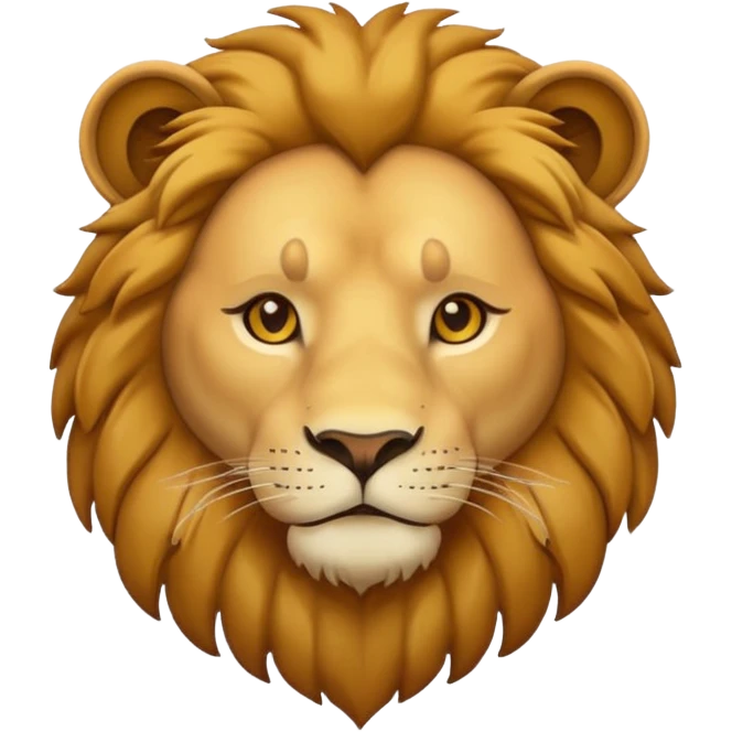 lion family, only Father, full body. emoji