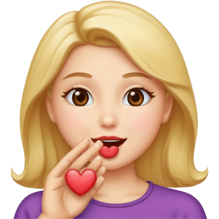 Blowing kisses emoji