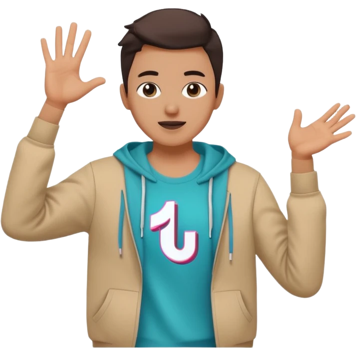 tiktok dance half body emoji