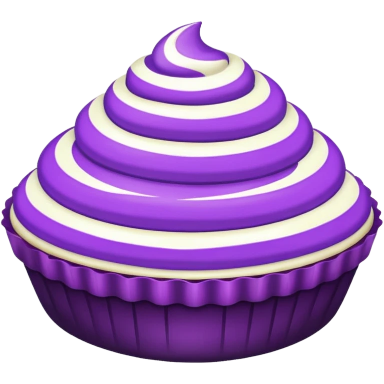 doce branco e roxo emoji