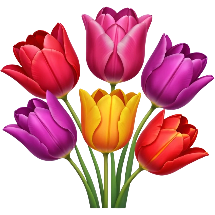 Aesthetic tulips emoji