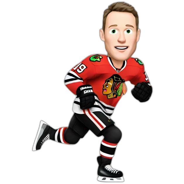 Jonathan Toews running emoji