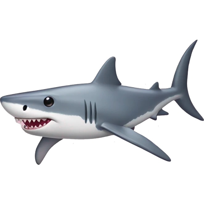 pink shark emoji