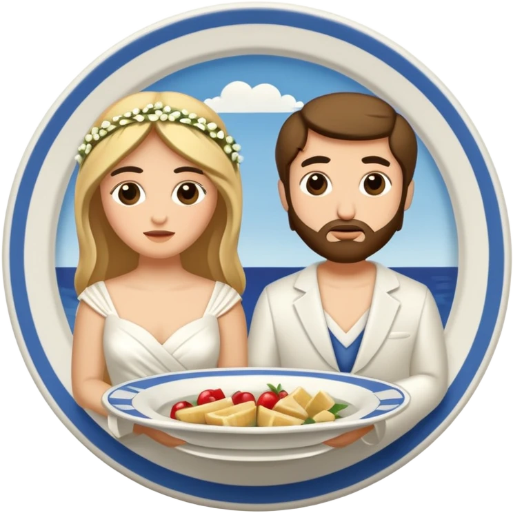 greek wedding broken plate  emoji