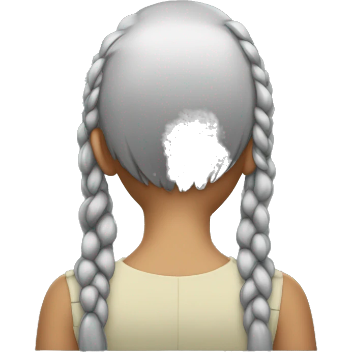 girl from the back from a slight angle emoji
