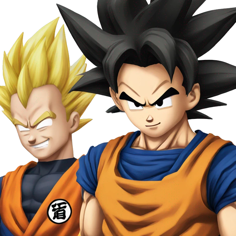 goku with vegeta emoji