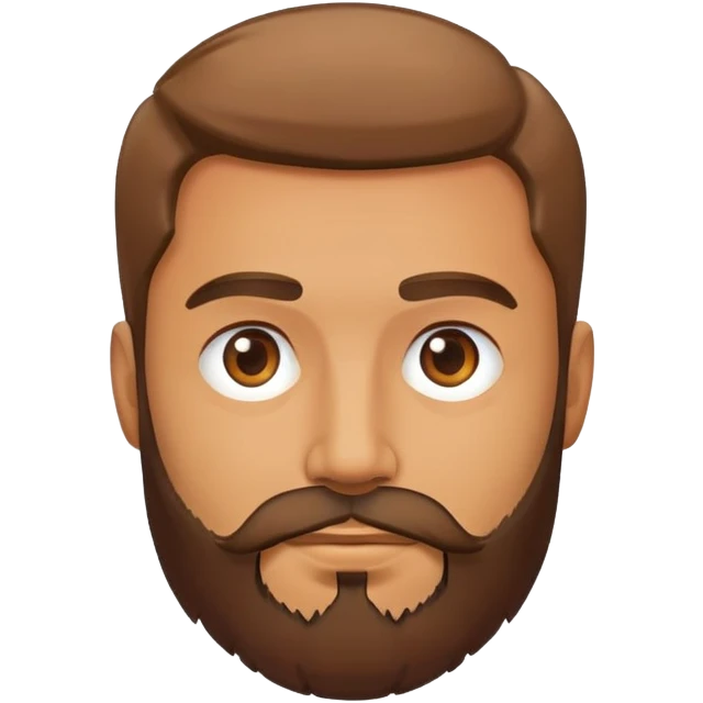 man with beard emoji