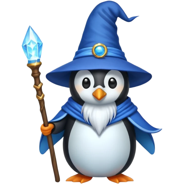 Penguin Wizard emoji