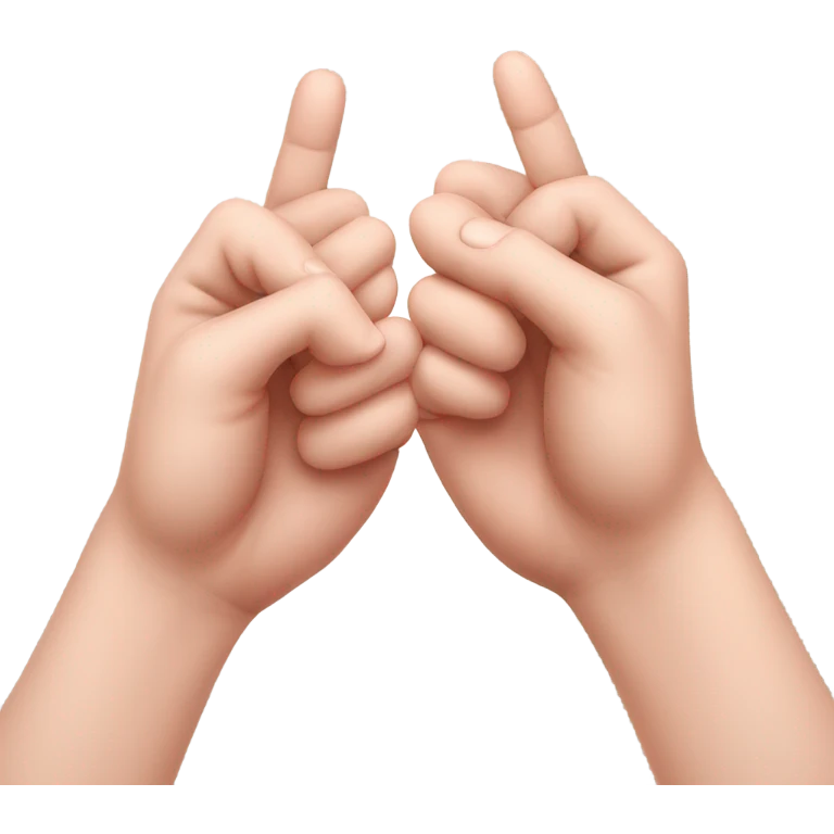 Pinky promise emoji