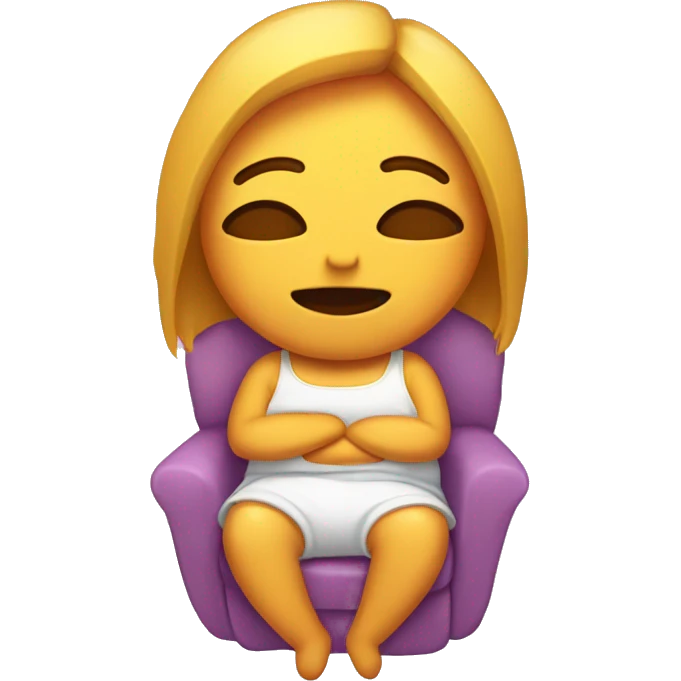 chica dormida  emoji