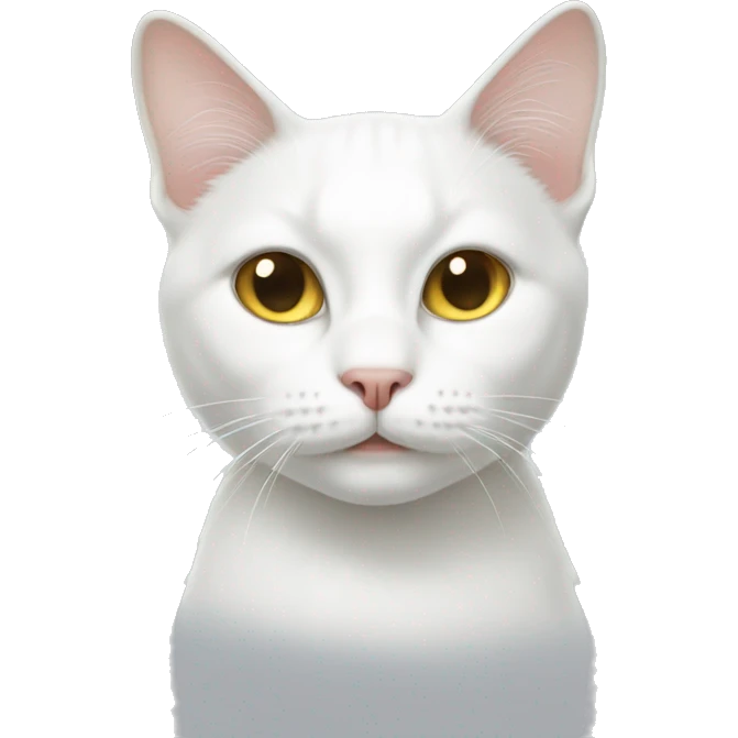 white cat emoji