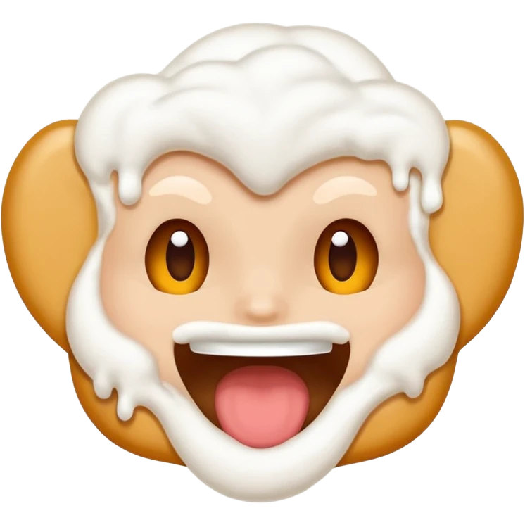 enthusiastic frothing mouth emoji