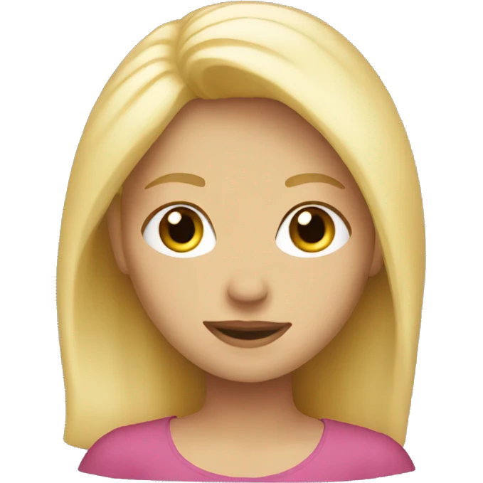 Blonde girl  emoji