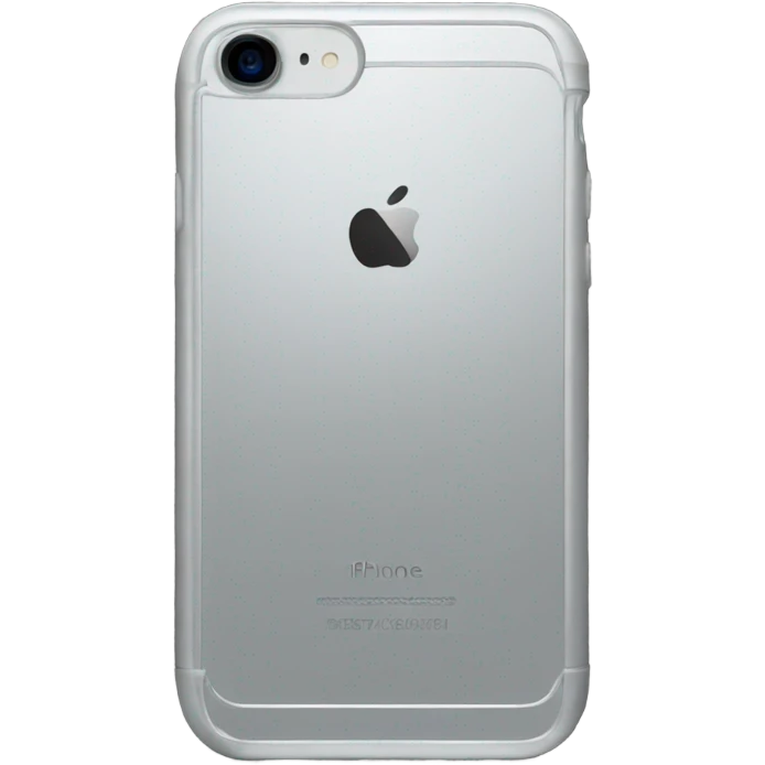 iphone with silver wavy case emoji