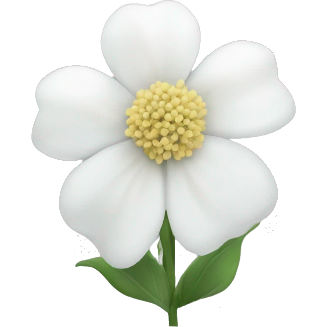 white flowers emoji