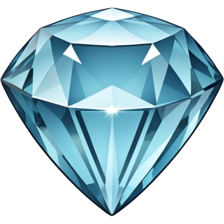 diamond gemstone black outline no colou emoji