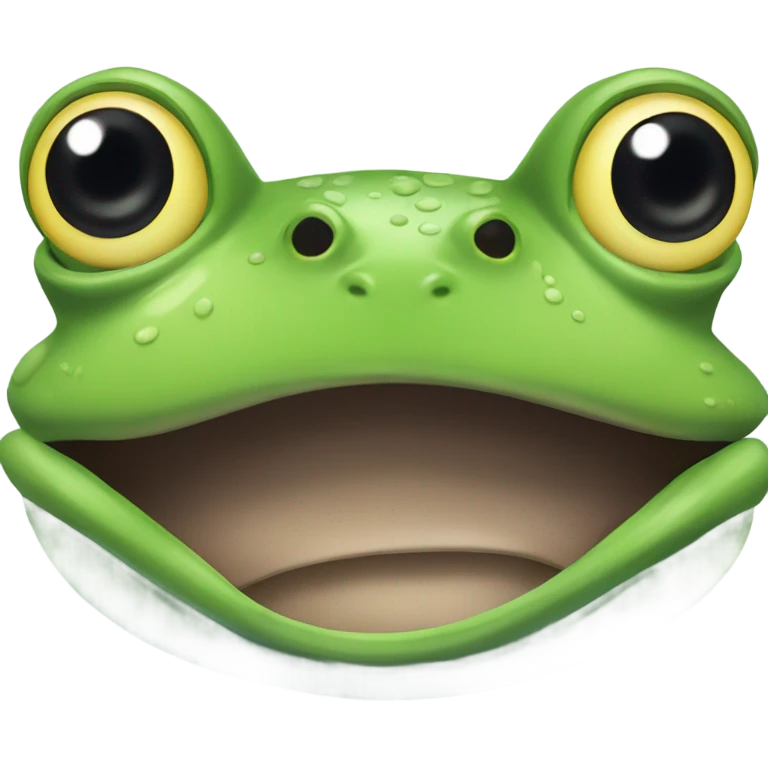 frog look up emoji