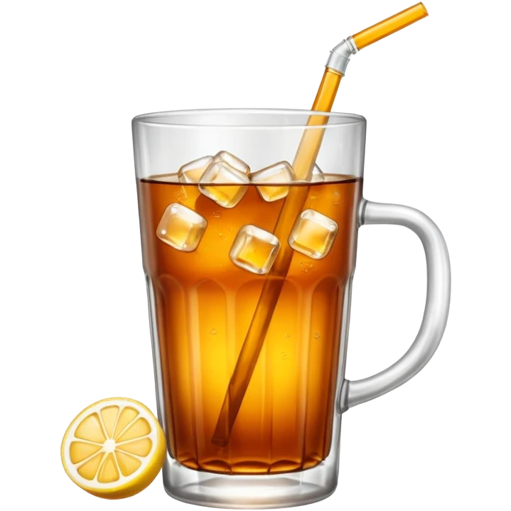 ice tea in glass emoji