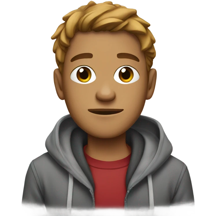 Dexter wearing hoody  emoji