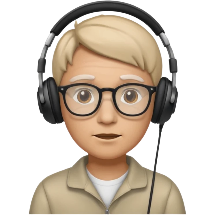 headphone wearing and glassess emoji