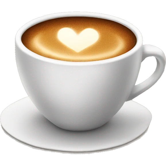 a cup of coffee in big cup emoji