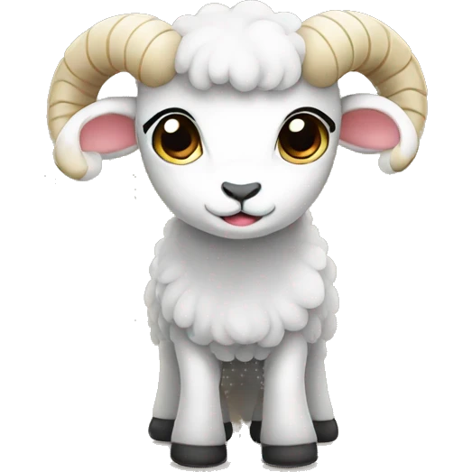 cute ram emoji