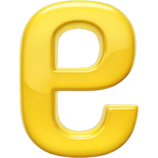 yellow letter D emoji emoji