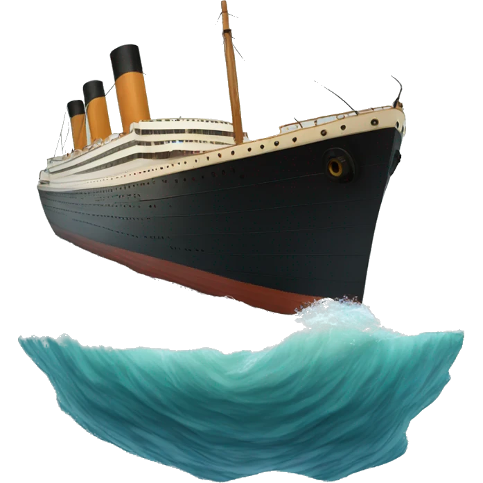 Titanic boat emoji