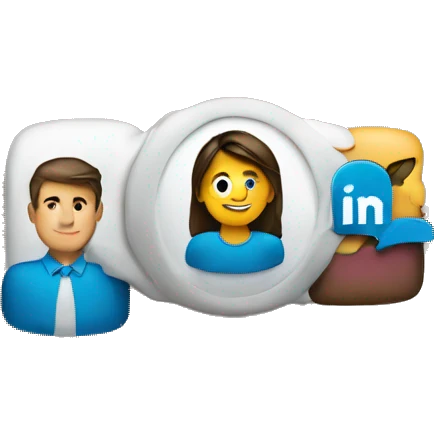 linkedin logo emoji