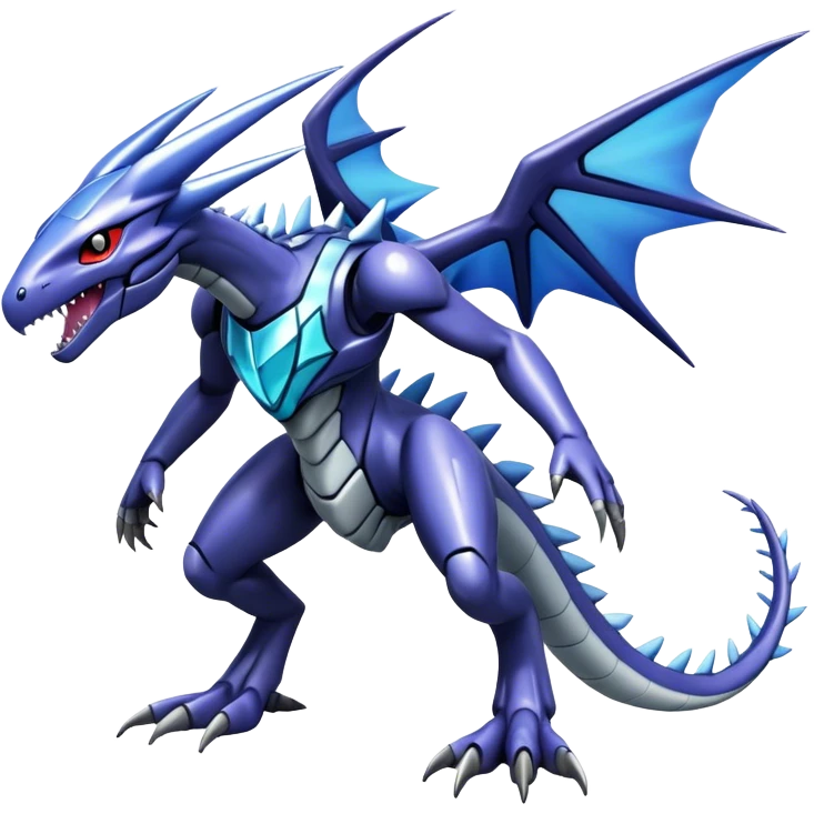  Cool Edgy Shiny Godly Ethereal Digimon-Genesect-Dialga-Reptile-hybrid full body emoji