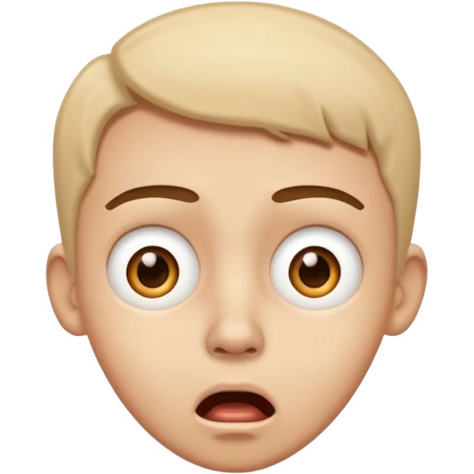 Shocked face emoji