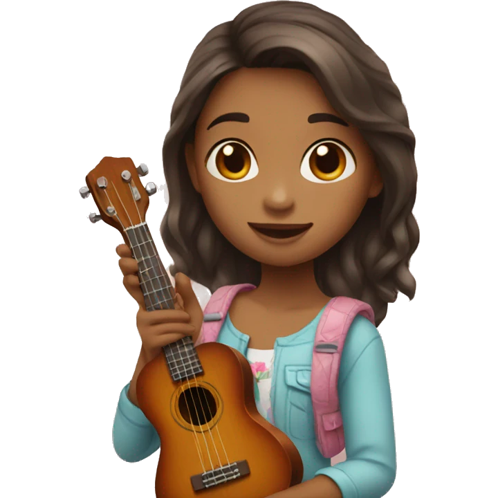 girl-with-ukulele emoji