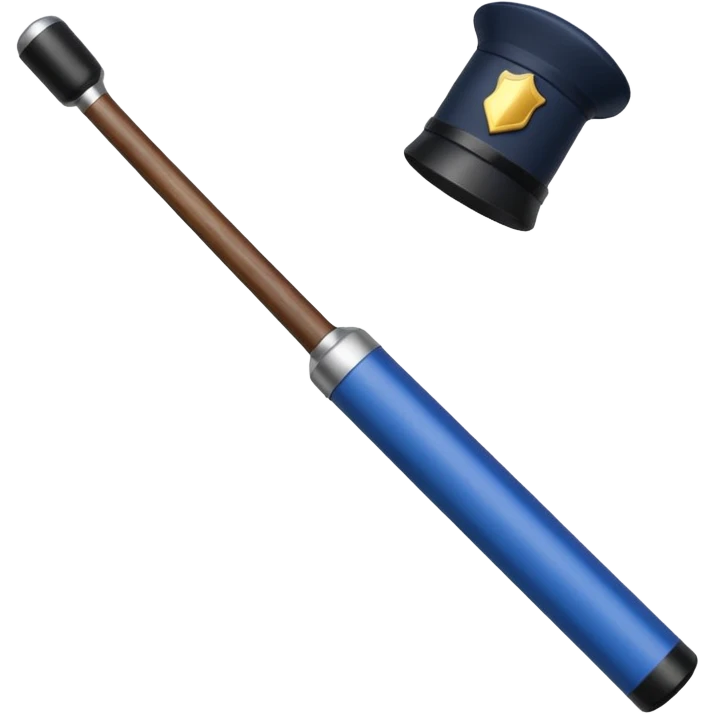 police baton emoji