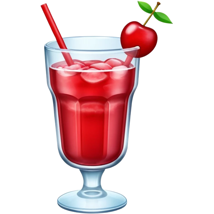 Cherry slushee emoji