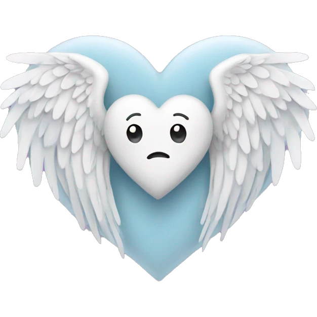 heart with angel wings emoji