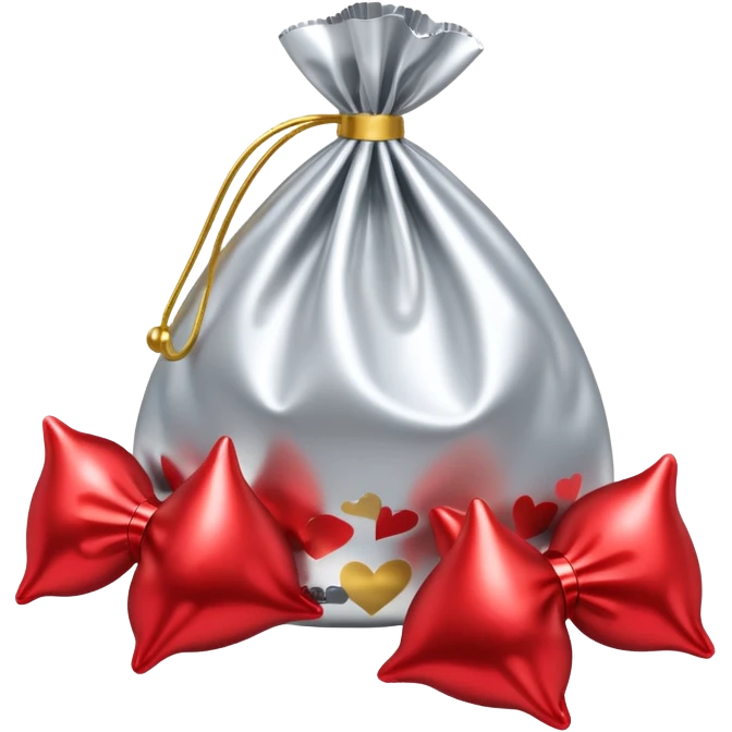 Bag of Hershey’s kisses in Hershey’s packaging  emoji