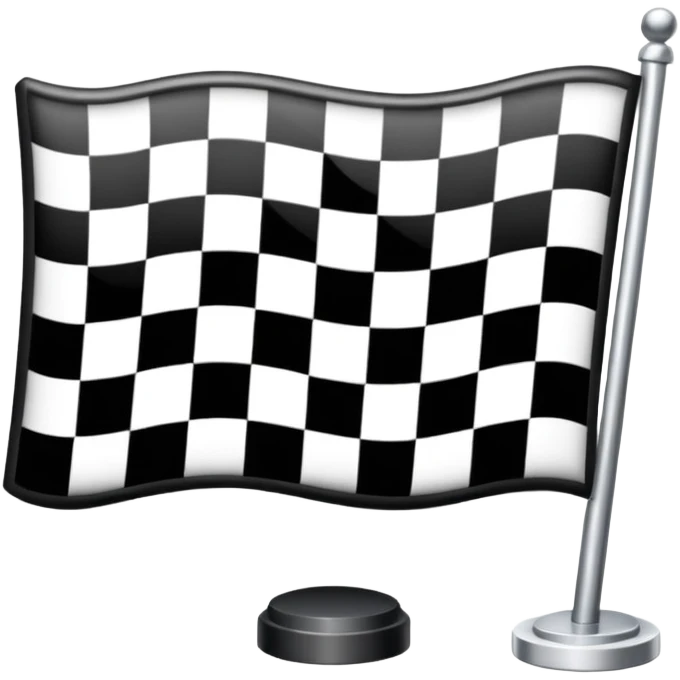 sorayama Chequered flag emoji