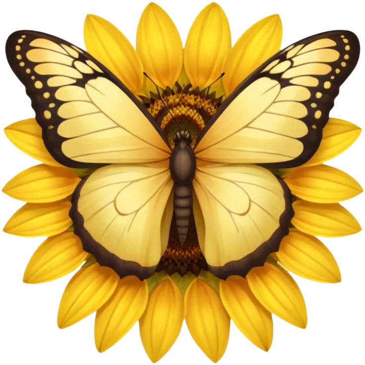 Butterfly on Sunflower emoji