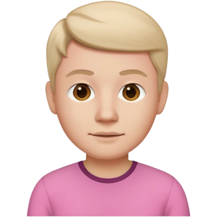 Memoji baju pink muka warna emoji