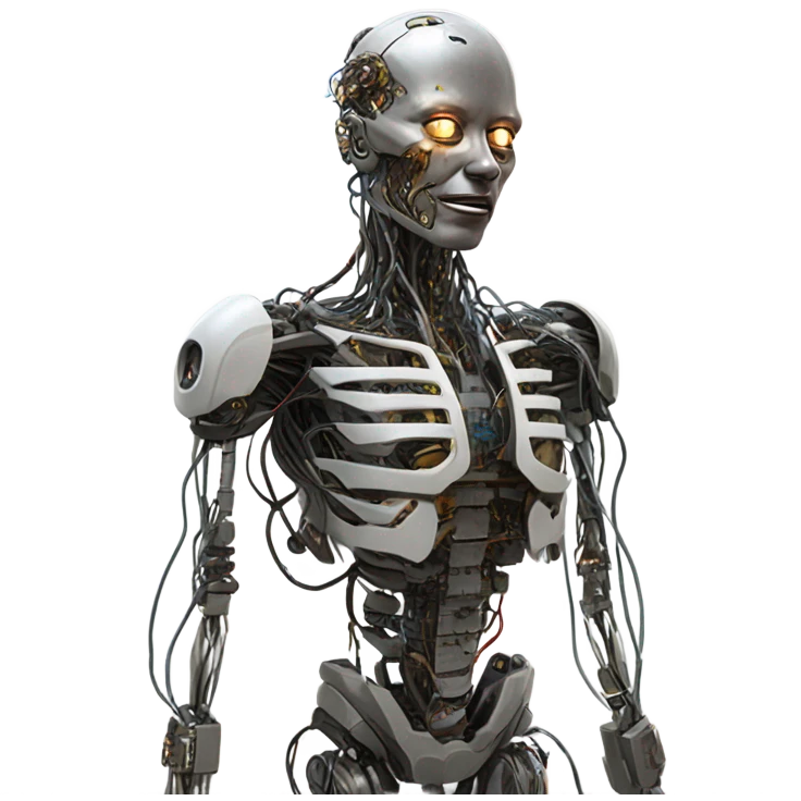 Dead cyborg emoji