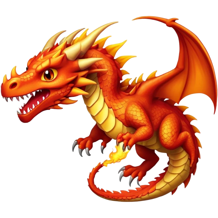 Dangerous and dragon's  emoji